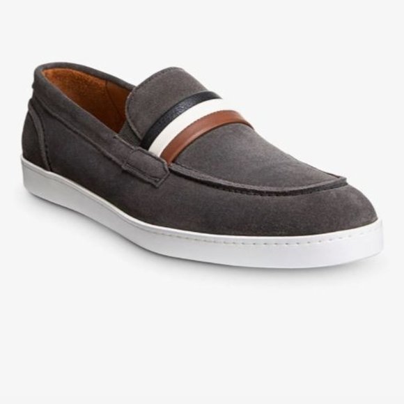 Allen Edmonds Other - Allen Edmonds Grey Suede Slip-on Loafer Sneaker, Size 12.0 D